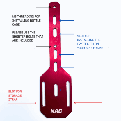 NAC, strap-mount, zwart - Afbeelding 7